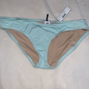 🆕 new J Crew size medium mint green swimsuit bikini bottom swimsuit